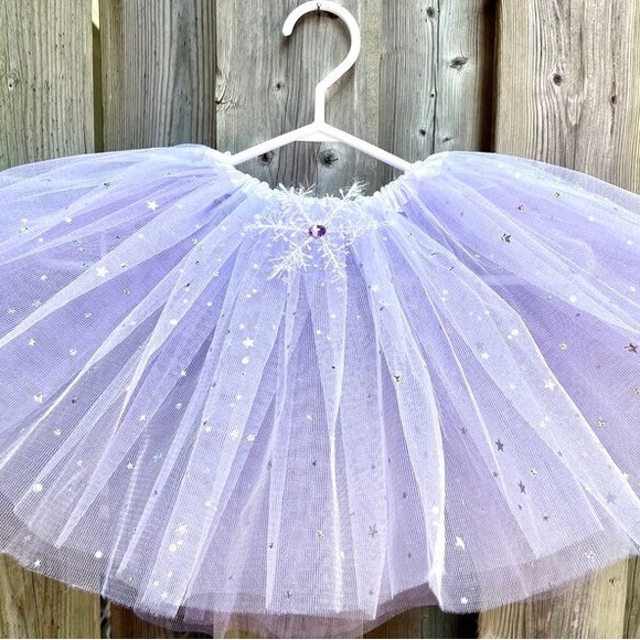 NEW Sparkle Snowflake tutu 4 full layer - Picture 9 of 11